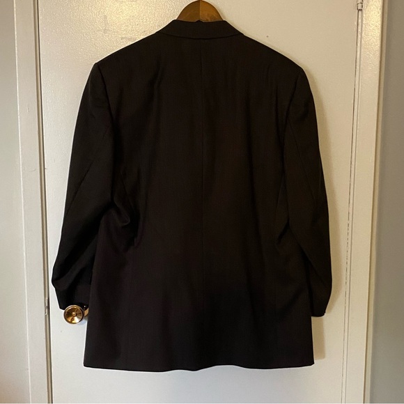 Oscar de la Renta Black Blazer with Notch Lapel - Picture 5 of 13